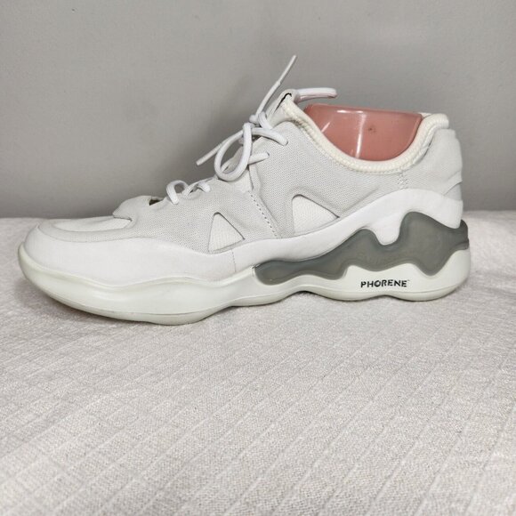 Ecco Womens Size 41 10-10.5 Silver White Elo Comfort Athletic Shoes Sneakers 358 - Picture 5 of 9